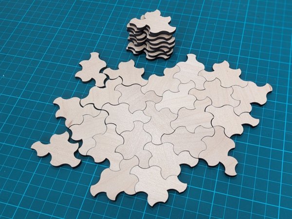 Aperiodic monotile jigsaw