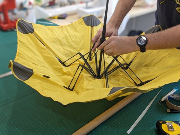 Blunt umbrella repair